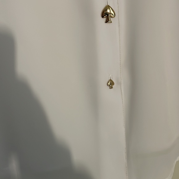 Button blouse with card suit buttons - Picture 5 of 14